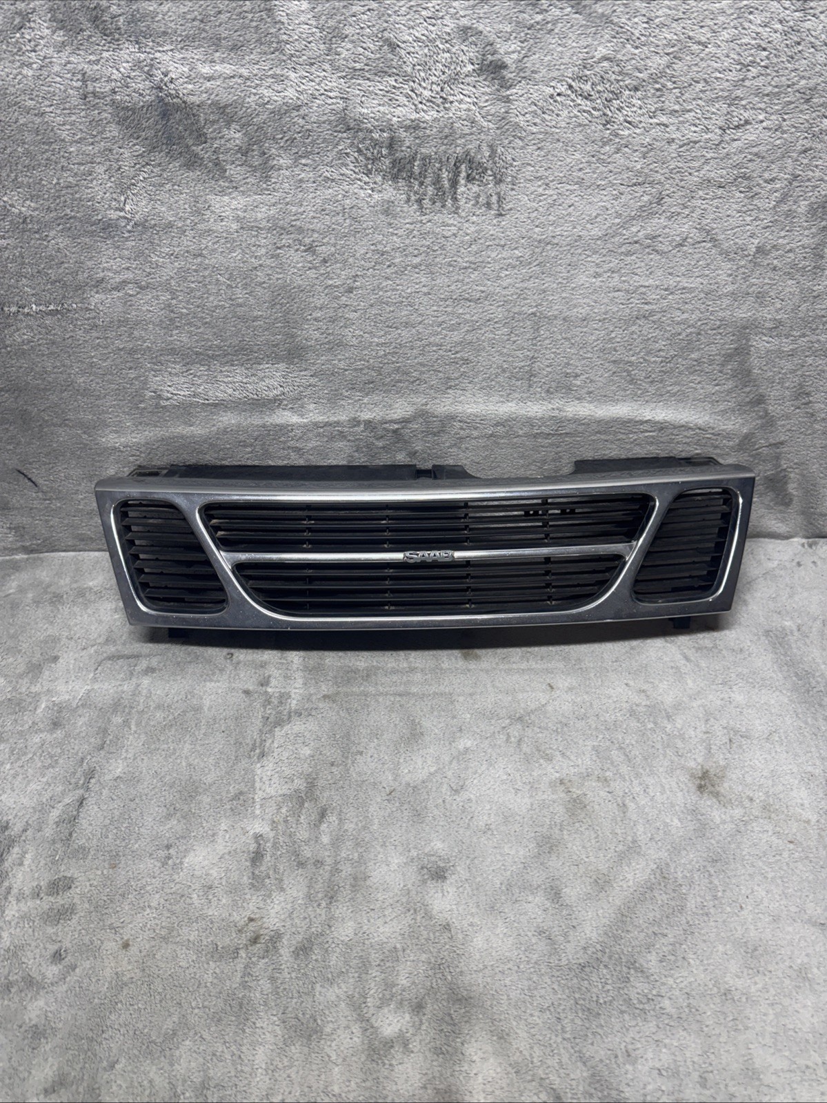 94 - 98 Genuine SAAB NG 900 Grille Grill Front Chrome 1994 1995 1996 1997 1998