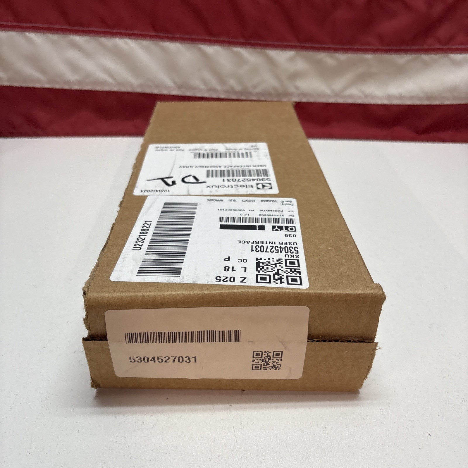 NEW OEM Electrolux Refrigerator User Interface Assembly Gray #5304527031