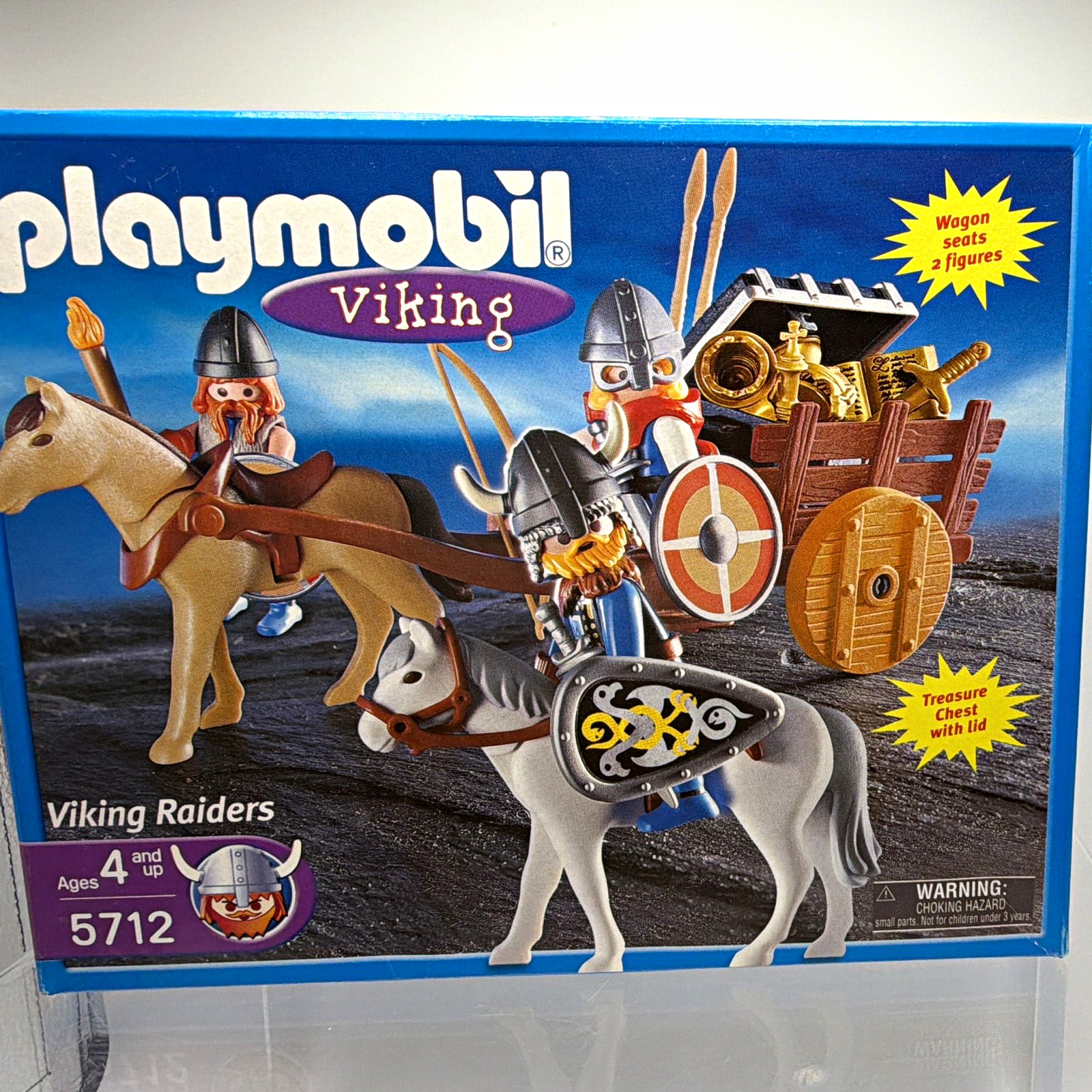Playmobil 5712 Viking Riders NEW FACTORY SEALED Unopened Retired Vintage Set