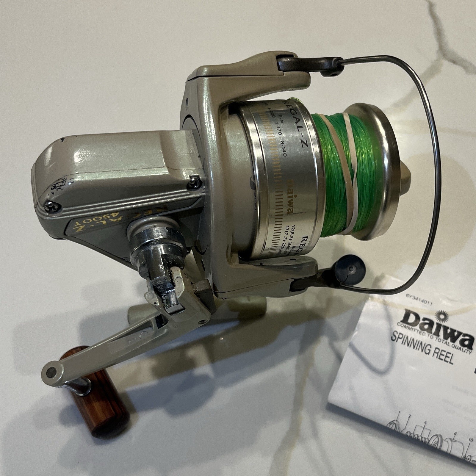 Daiwa Regal Z 4500T Spinning Reel Super Metal Body Wood Handle Twist Buster Daiwa Regal Z 4500T Spinning Reel Super Metal Body Wood Handle Twist Buster