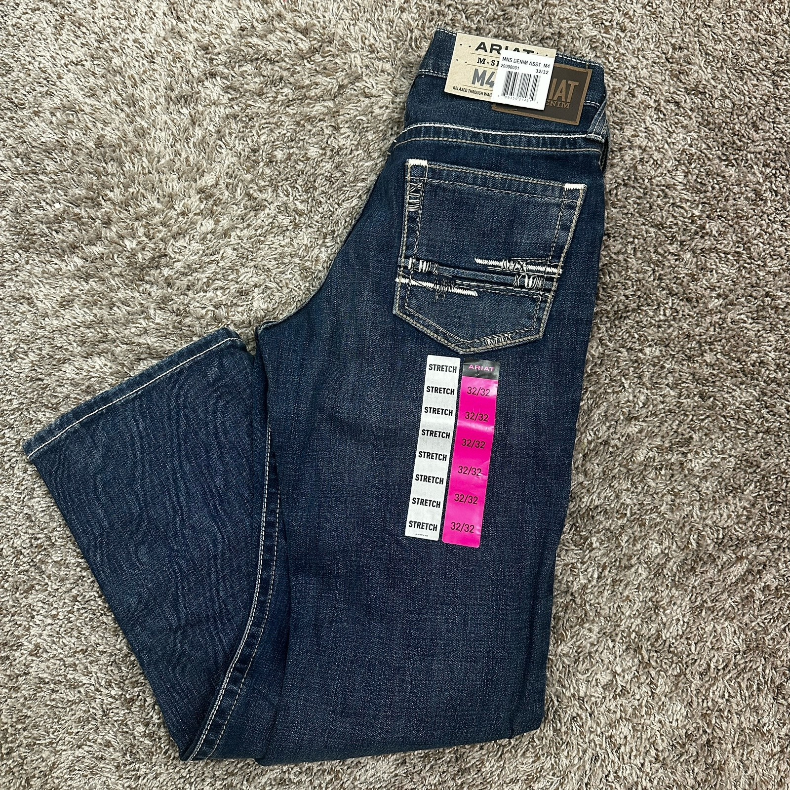 ARIAT M4 Adkins Turnout Jeans Stretch Men’s Boot Cut Relaxed 32X32 10021767 NWT ARIAT M4 Adkins Turnout Jeans Stretch Men’s Boot Cut Relaxed 32X32 10021767 NWT