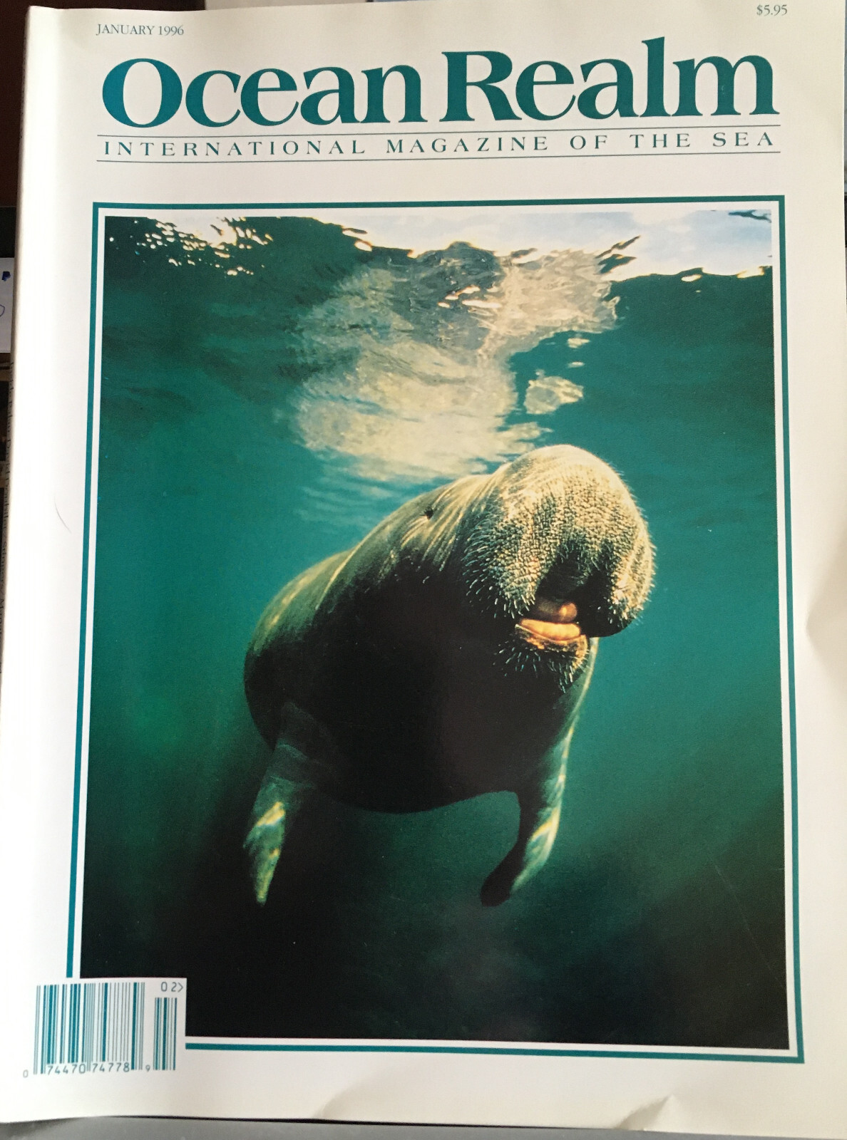 Ocean Realm International Magazine of the Sea January 1996 Ocean Realm International Magazine of the Sea January 1996