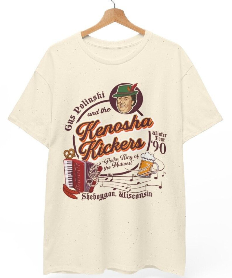 Kenosha Kickers the Polka King of the Midwest Softstyle T-Shirt, Unisex Tee