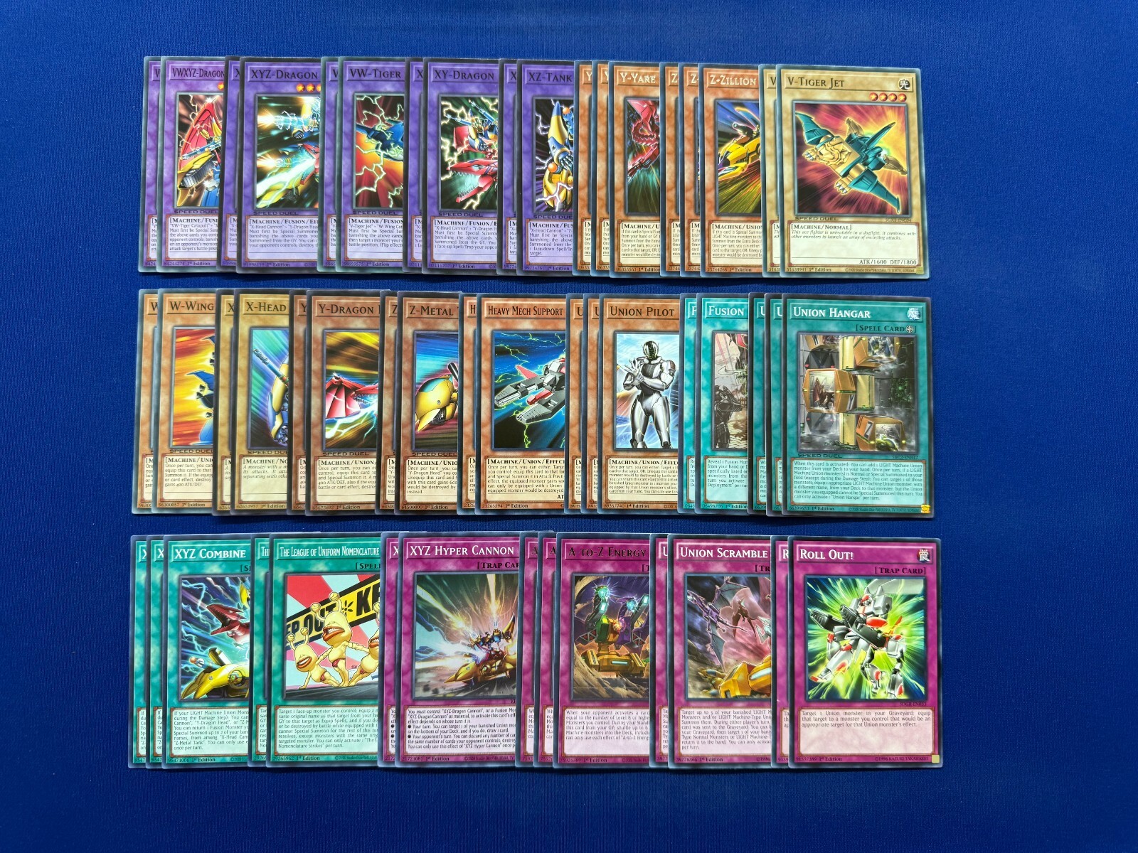 Yu-Gi-Oh - Seto Kaiba\'s Complete XYZ-Dragon Cannon (A-to-Z / VWXYZ) Union Deck