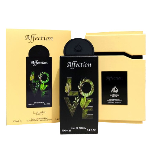 Affection Love by Lattafa 3.4 oz EDP Parfum Cologne Unisex New in Box