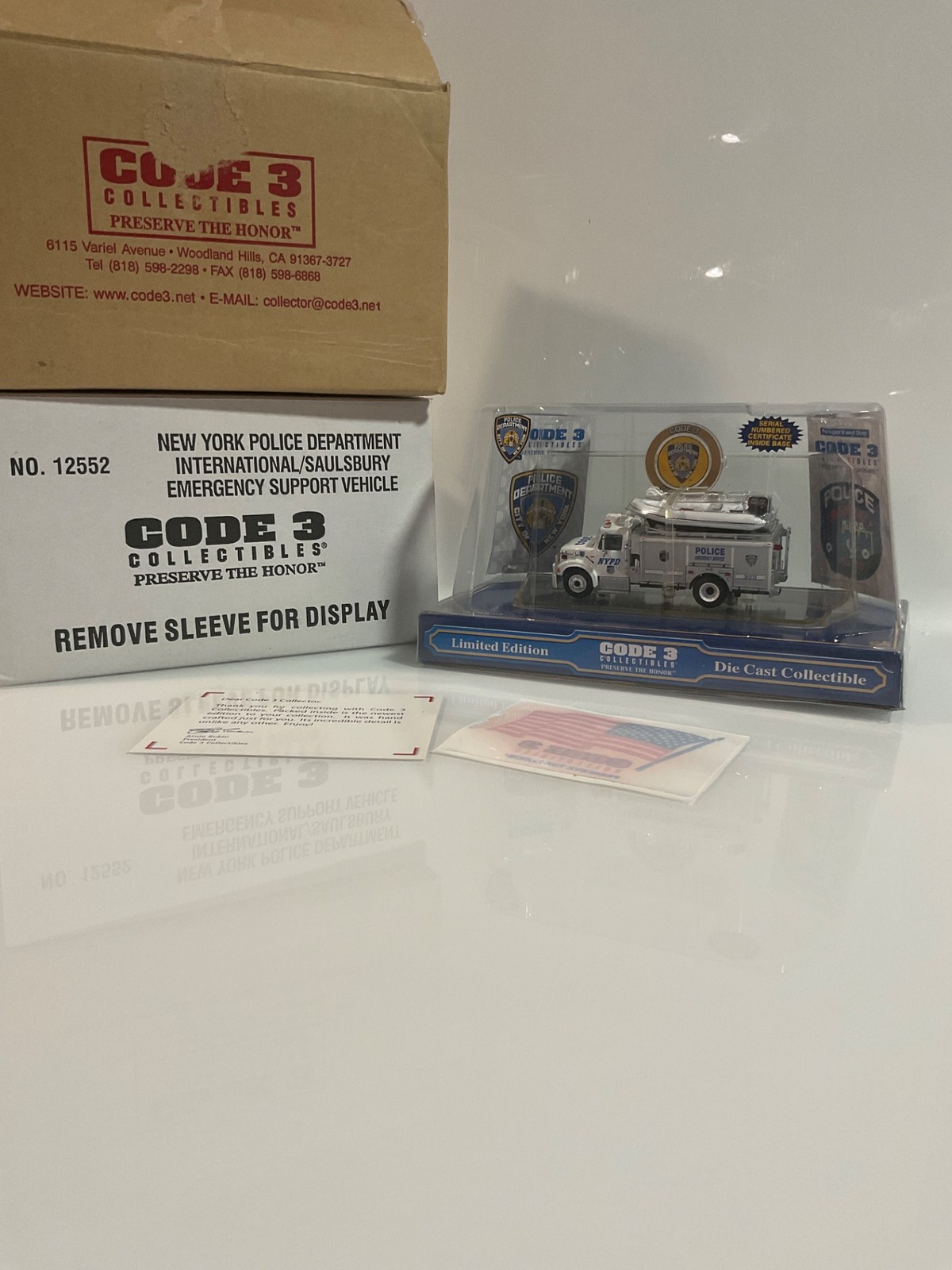1/64 CODE 3 NYPD INTERNATIONAL SAULSBURY EMERGENCY SUPPORT 12552