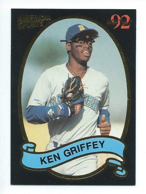 Ken Griffey Jr 1992 American Sports Monthly Card #44 Seattle Mariners Ken Griffey Jr 1992 American Sports Monthly Card #44 Seattle Mariners