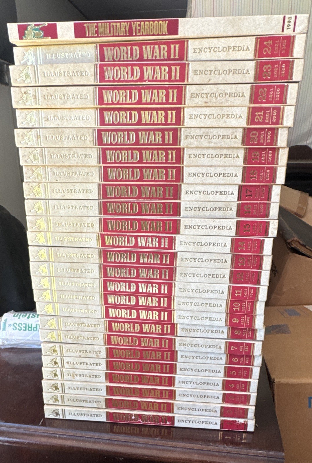 Illustrated World War II Encyclopedia HC 1998 English History Multi-Volume Illustrated World War II Encyclopedia HC 1998 English History Multi-Volume