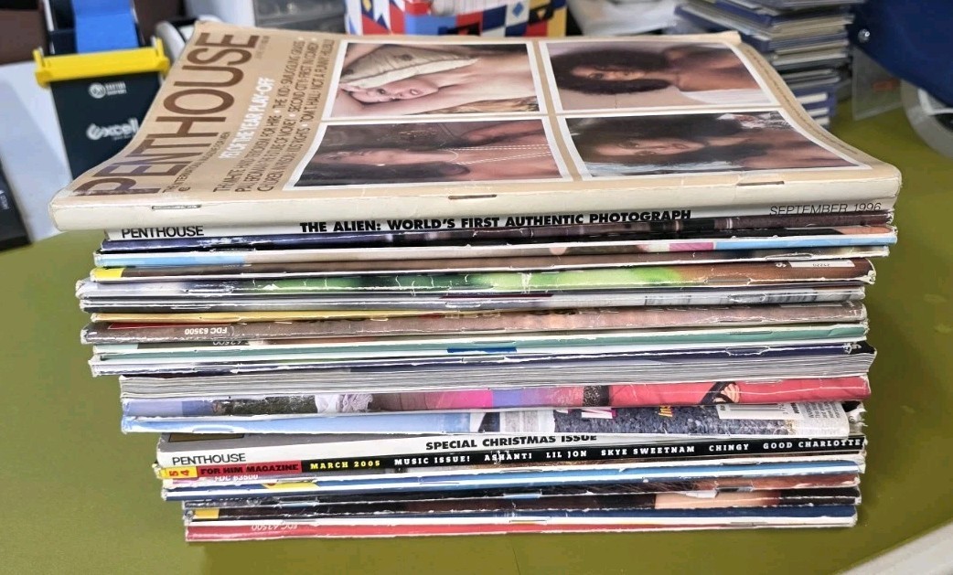 Vintage Penthouse + Others Magazine Large Lot - Full Box - 1970s - 2000s Vintage Penthouse + Others Magazine Large Lot - Full Box - 1970s - 2000s
