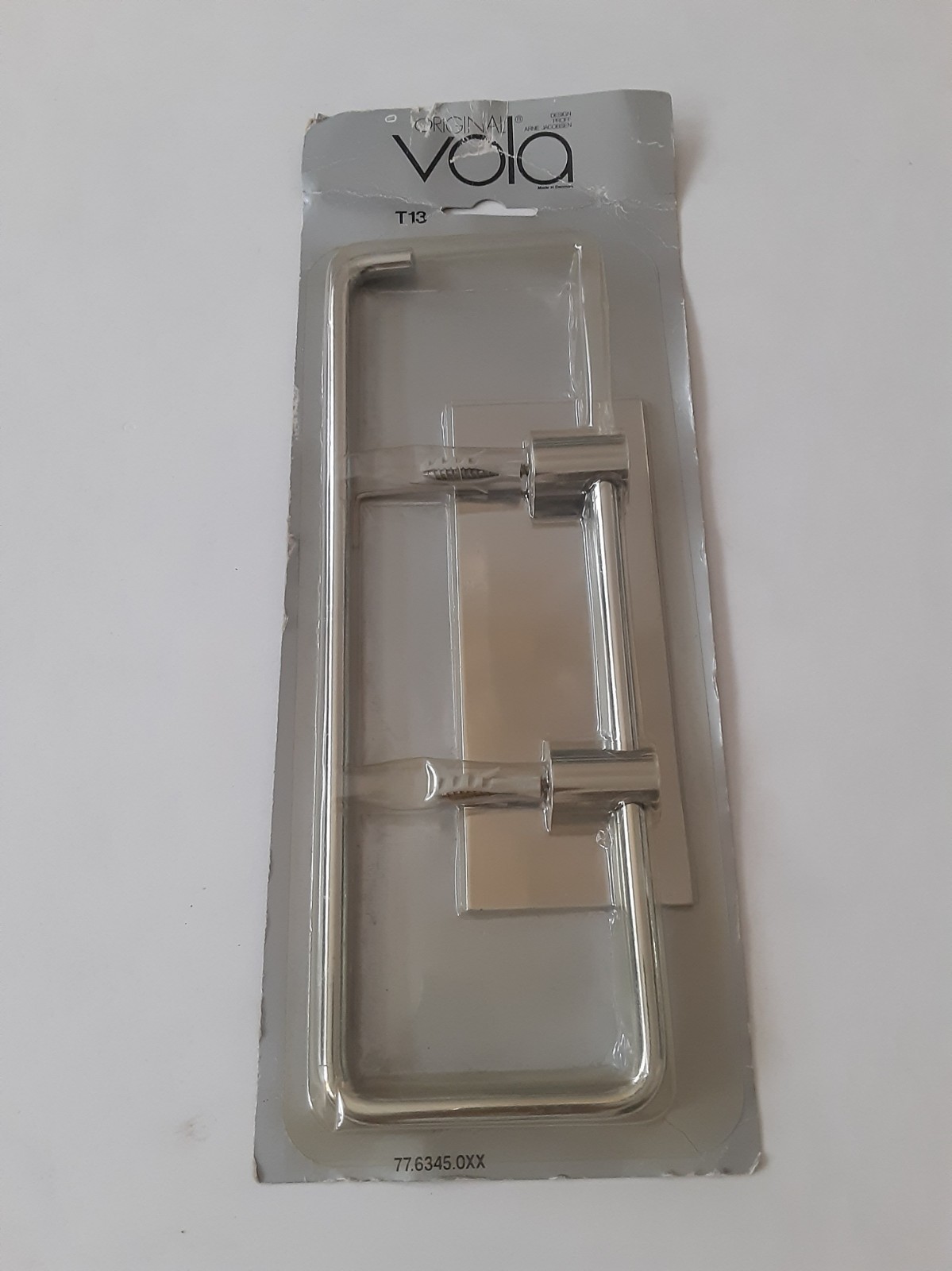 Vintage NOS Arne Jacobsen Vola T13 TP Holder Double Roll Towel Holder Chrome