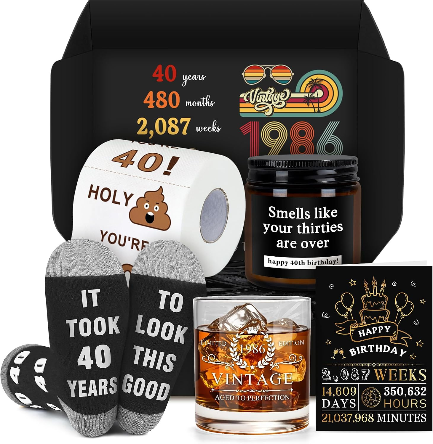 40Th Birthday Gifts Men Funny 40 Year Old Gifts for Men Novelty Gift for 40Th B