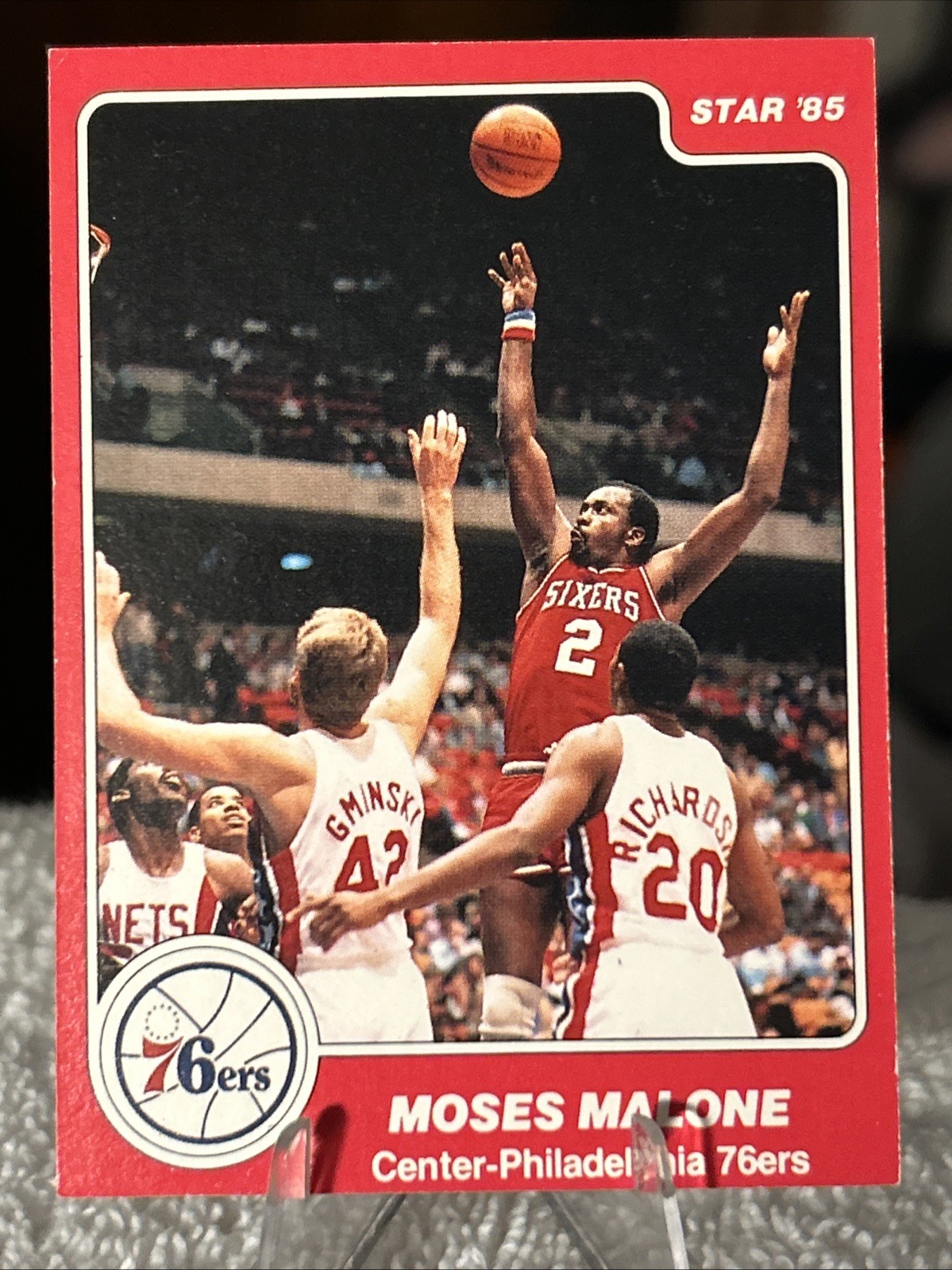 1984-85 Star - Moses Malone #201 (jc)