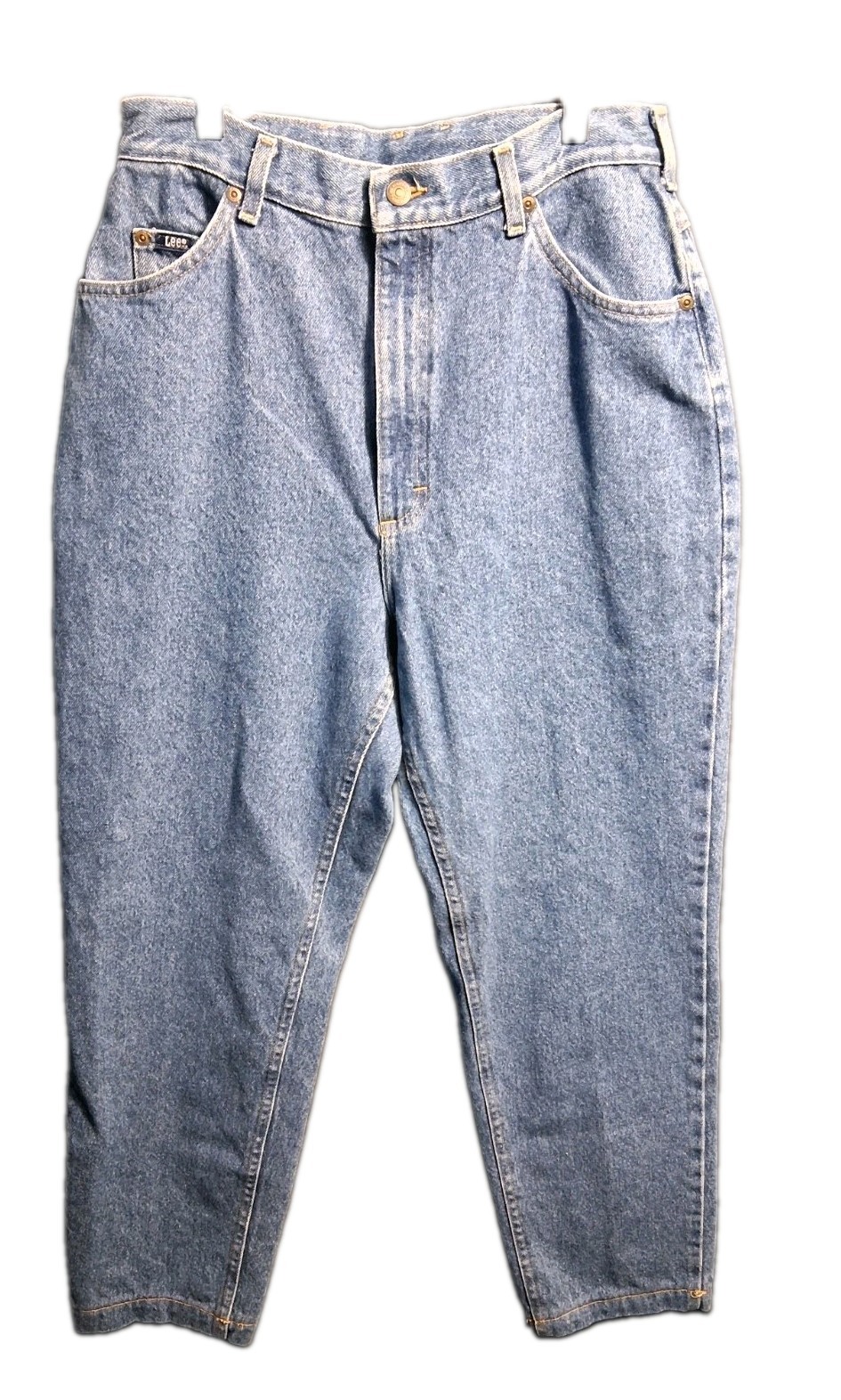 Vintage 1990s Lee Jeans Women 14 long Made In mexico High Rise Tapered Mom 100% Vintage 1990s Lee Jeans Women 14 long Made In mexico High Rise Tapered Mom 100%