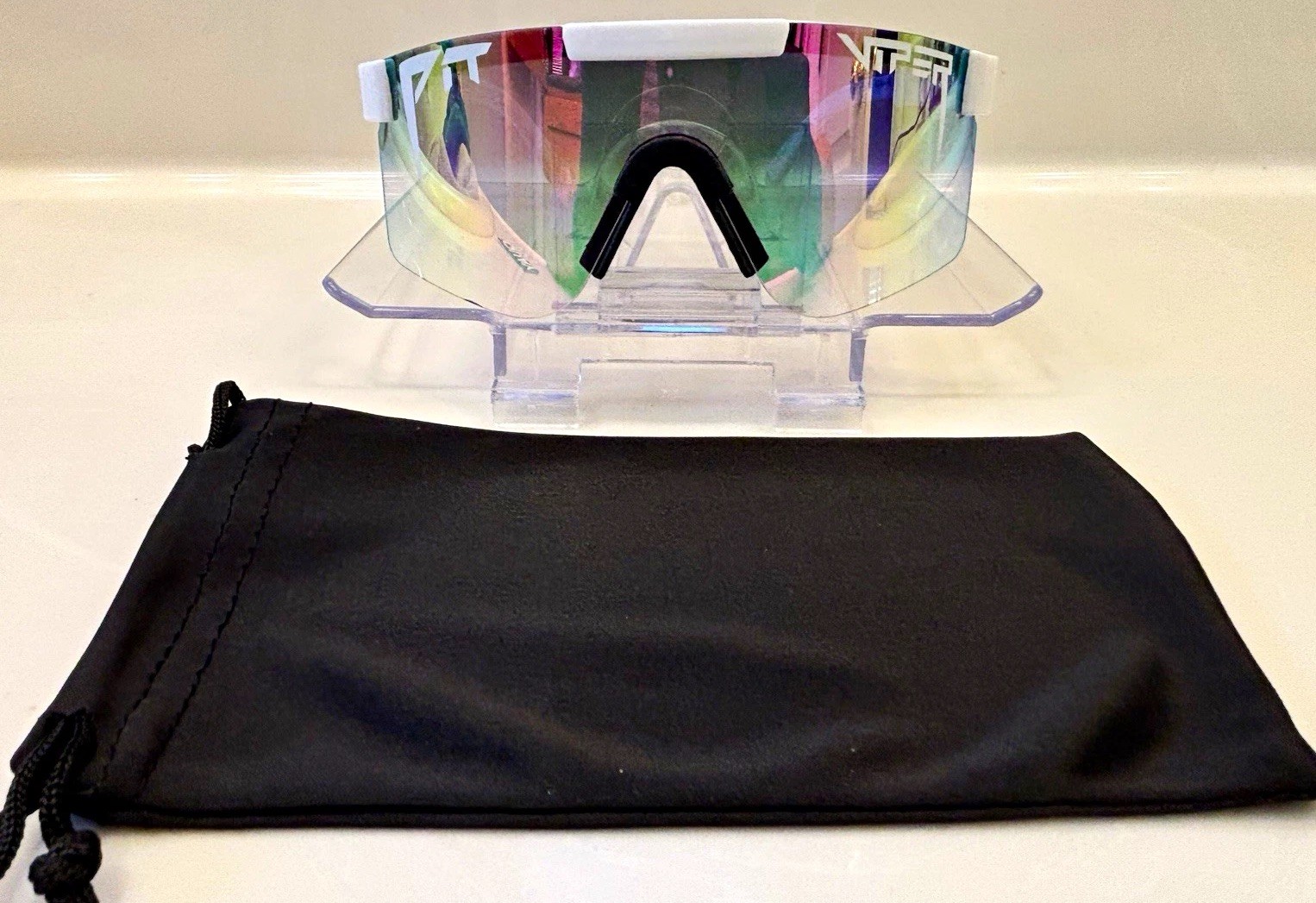 OG 2.0 Pit Viper The Miami Nights Shield  Sunglasses Mirrored UV400