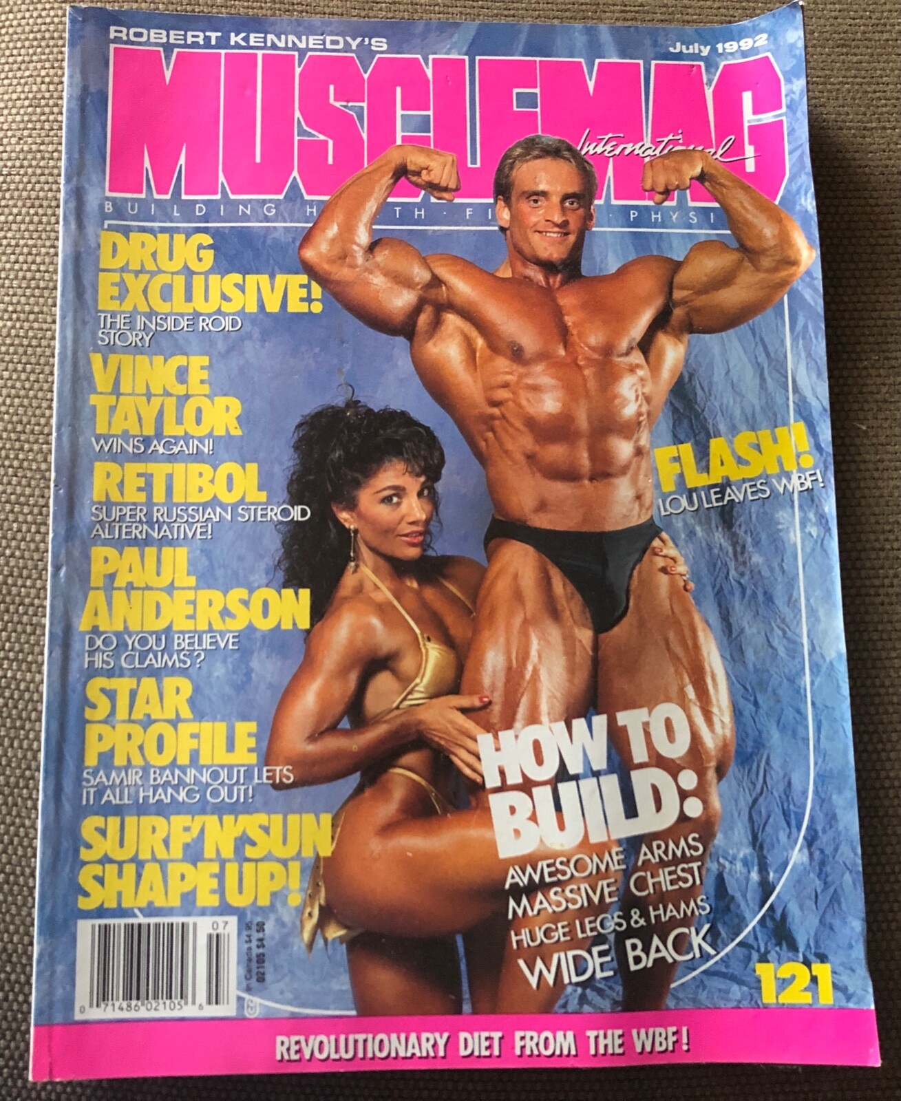 Robert Kennedy’s MuscleMag International Magazine Munzer July 1992 Bodybuilding Robert Kennedy’s MuscleMag International Magazine Munzer July 1992 Bodybuilding