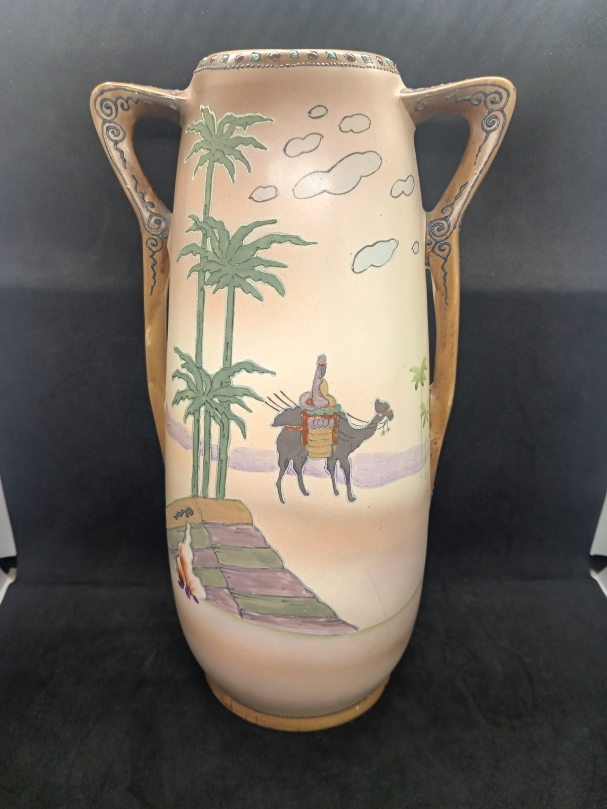 Antique Japanese Nippon Porcelain Egyptian Scene 12\