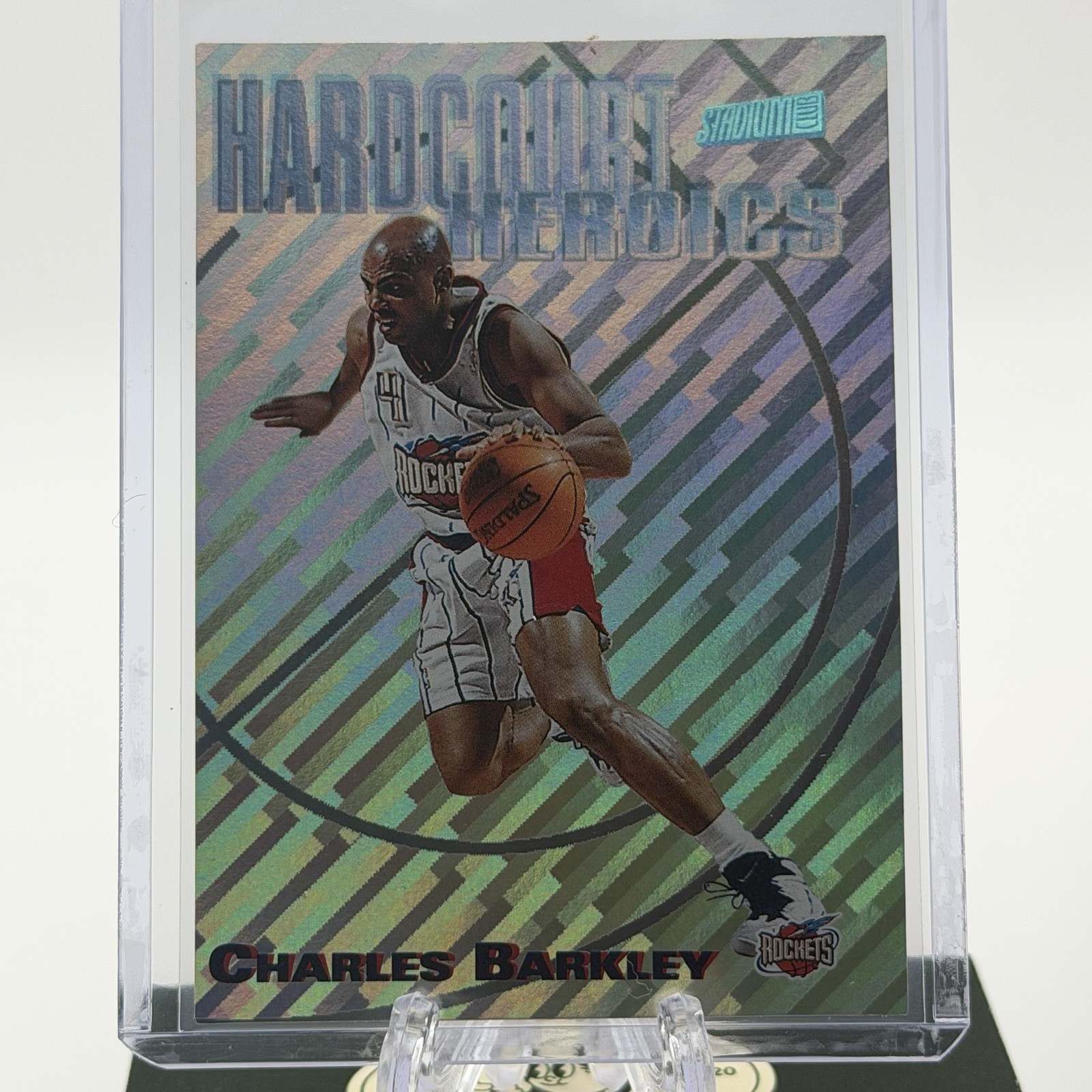 1997-98 Topps Stadium Club -Hardcourt Heroics Charles Barkley #H3 *soft corners*