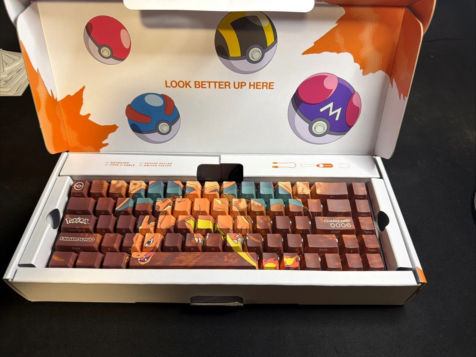 Pokémon + Higround Base 65 Keyboard - *CHARIZARD* - Open box and great condition Pokémon + Higround Base 65 Keyboard - *CHARIZARD* - Open box and great condition