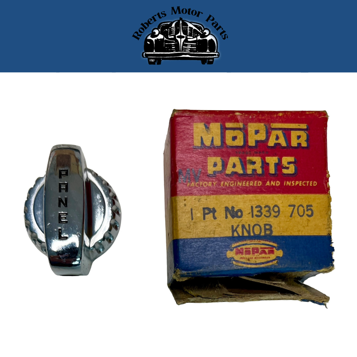 New Old Stock Map Light Knob for 1950-1953 Chrysler & Desoto Models #1339705 New Old Stock Map Light Knob for 1950-1953 Chrysler & Desoto Models #1339705