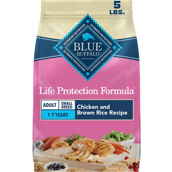 Blue Buffalo Life Protection Formula Small Breed Dry Dog Food Chicken & Brown Blue Buffalo Life Protection Formula Small Breed Dry Dog Food Chicken & Brown
