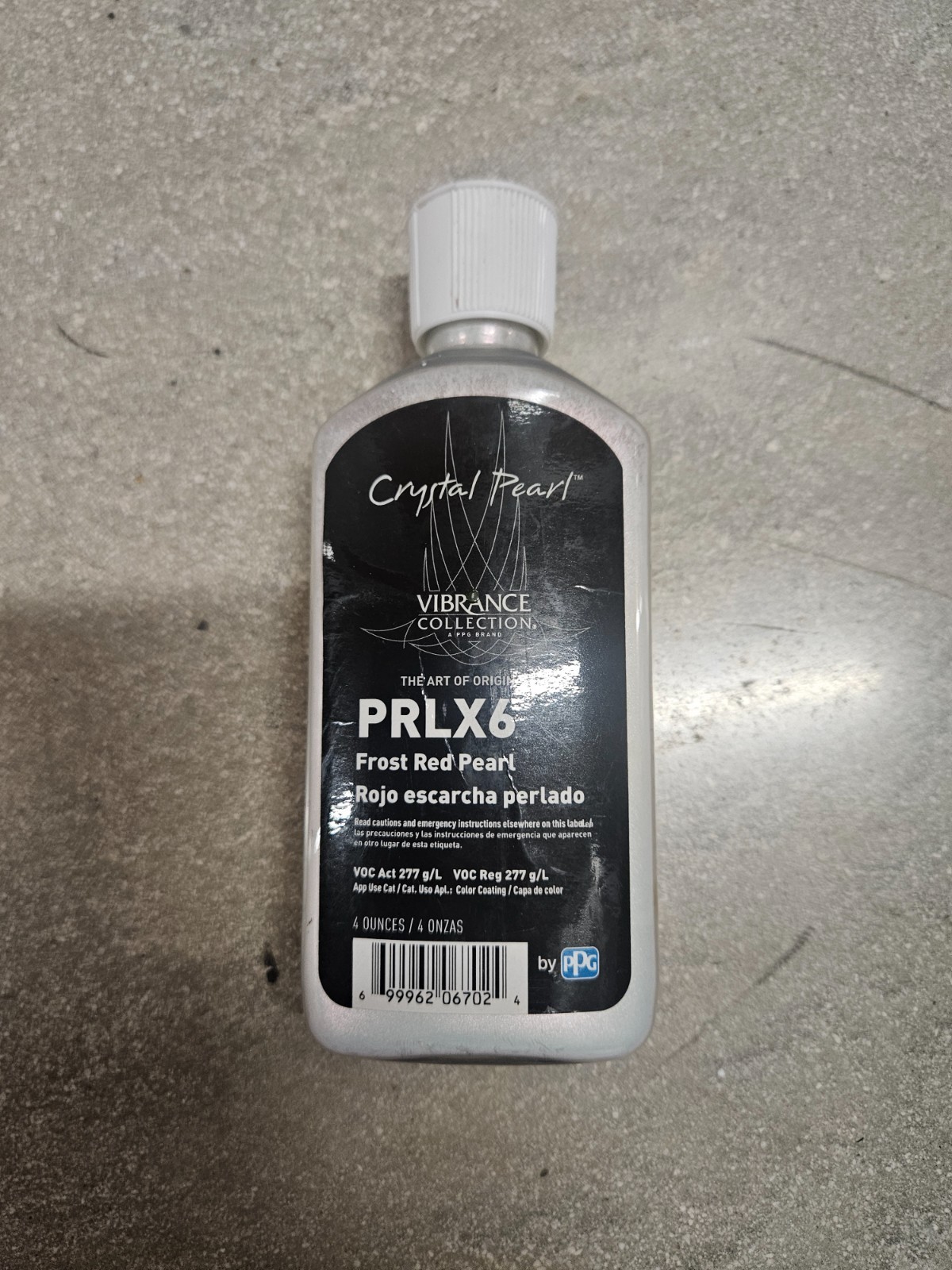 PPG PRLX6 Frost Red Pearl NEW 4 Ounces