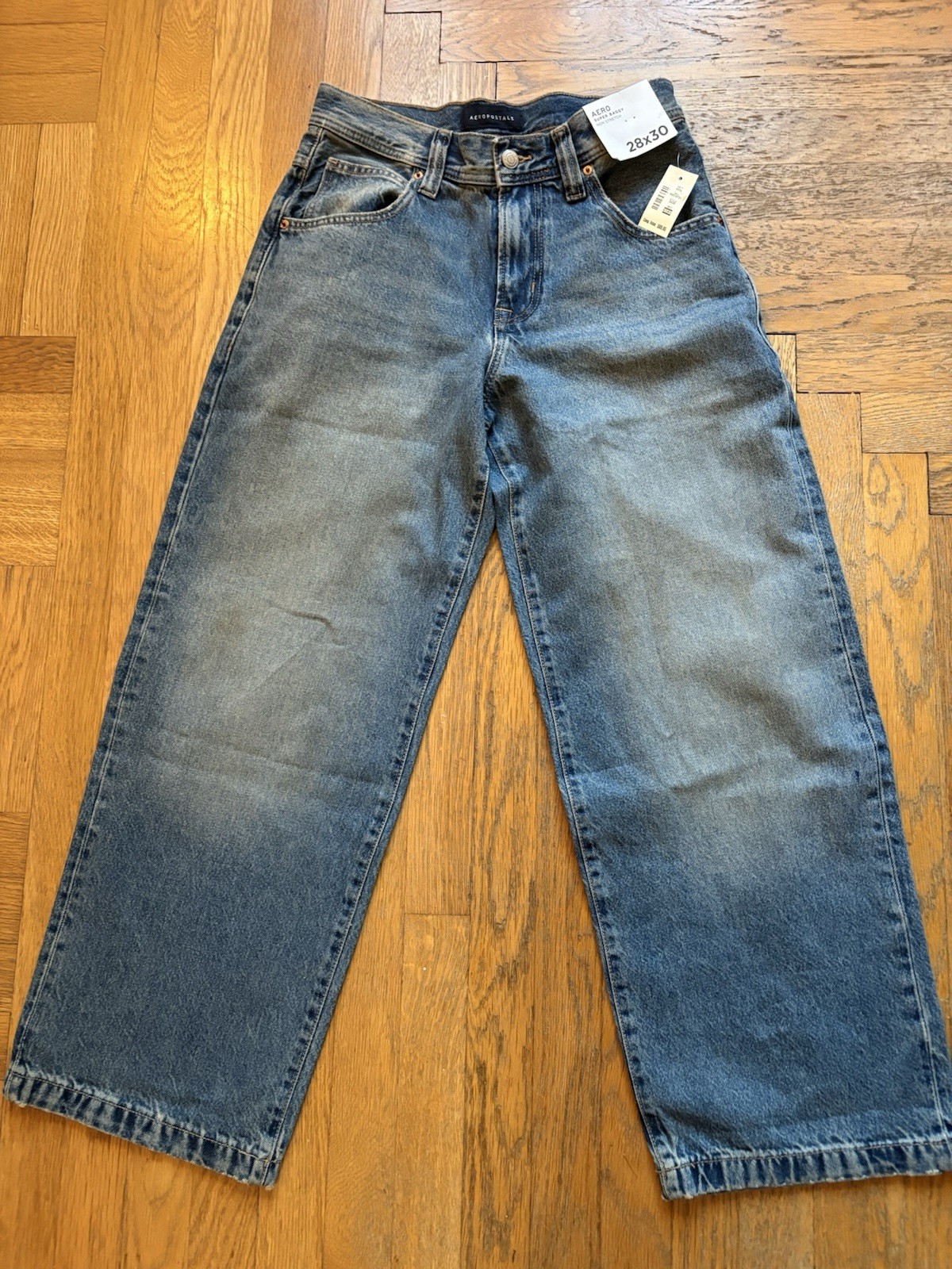 NWT Aeropostale super baggy blue jeans. send offers NWT Aeropostale super baggy blue jeans. send offers
