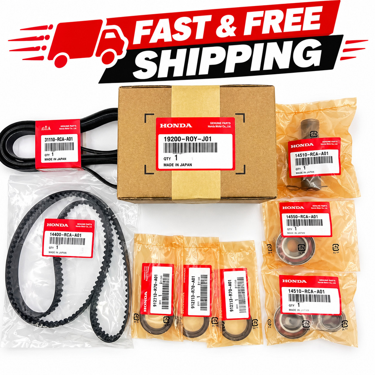 Genuine OEM Timing Belt Kit with Water Pump For HONDA / ACURA Accord Odyssey V6