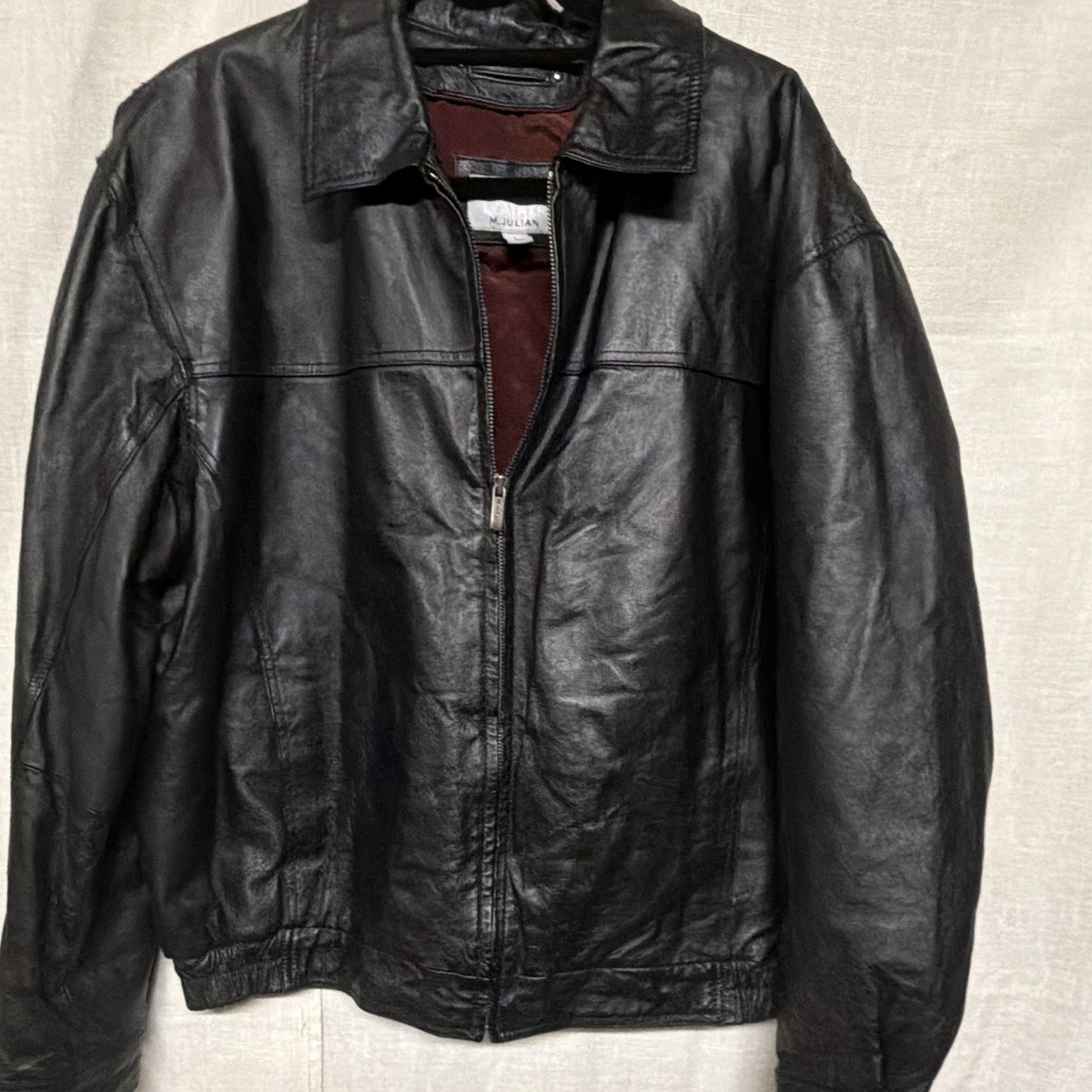 Wilsons M. Julian Men’s Leather Bomber Jacket Size Large