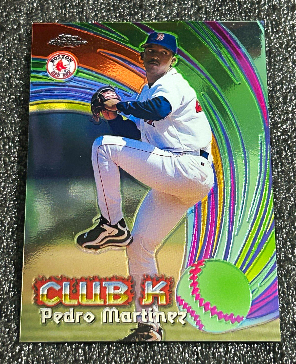 Topps 1999 Topps Chrome All-Etch Club K Pedro Martinez #AE29 Red Sox Topps 1999 Topps Chrome All-Etch Club K Pedro Martinez #AE29 Red Sox
