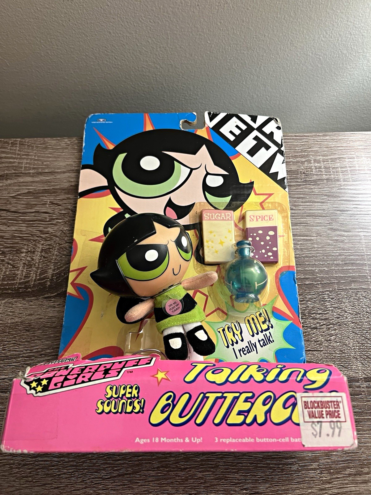 Vintage The Powerpuff Girls Buttercup Talking Plush Blockbuster 90’s Y2K Vintage The Powerpuff Girls Buttercup Talking Plush Blockbuster 90’s Y2K