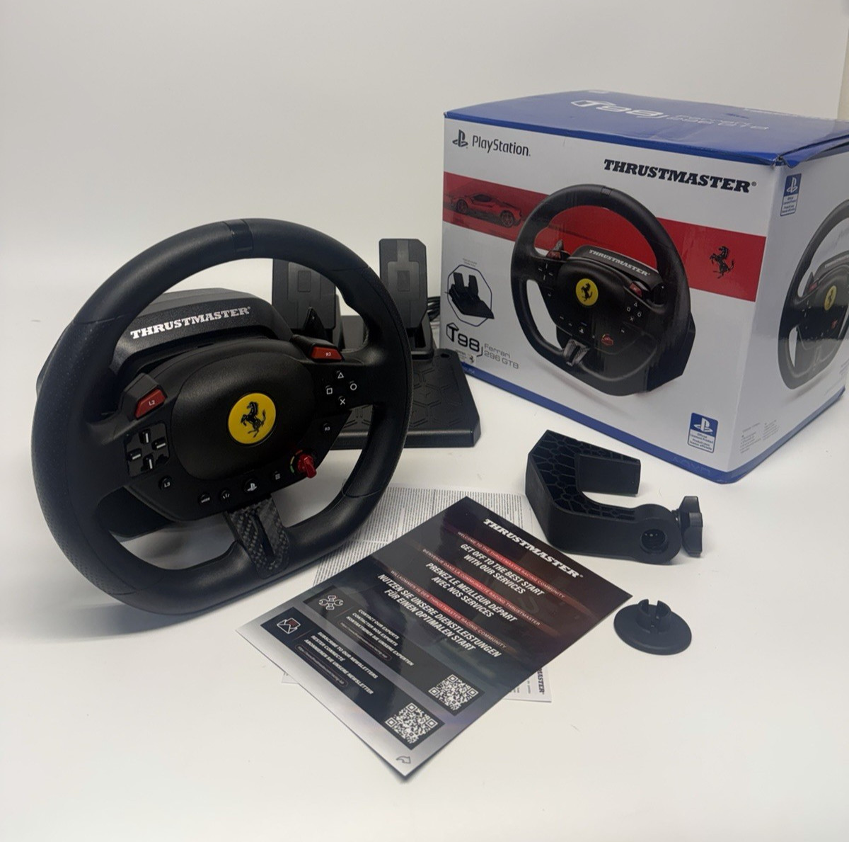 NEW Thrustmaster T98 P Ferrari 296 GTB - Playstation 5