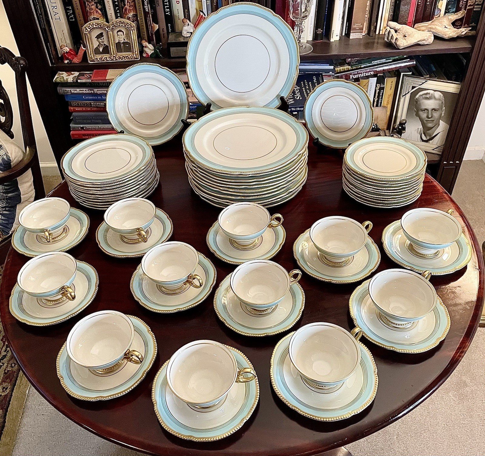 Vintage Castleton China Made USA Tremont Dinnerware Set 12 1950-1962 60 Pieces
