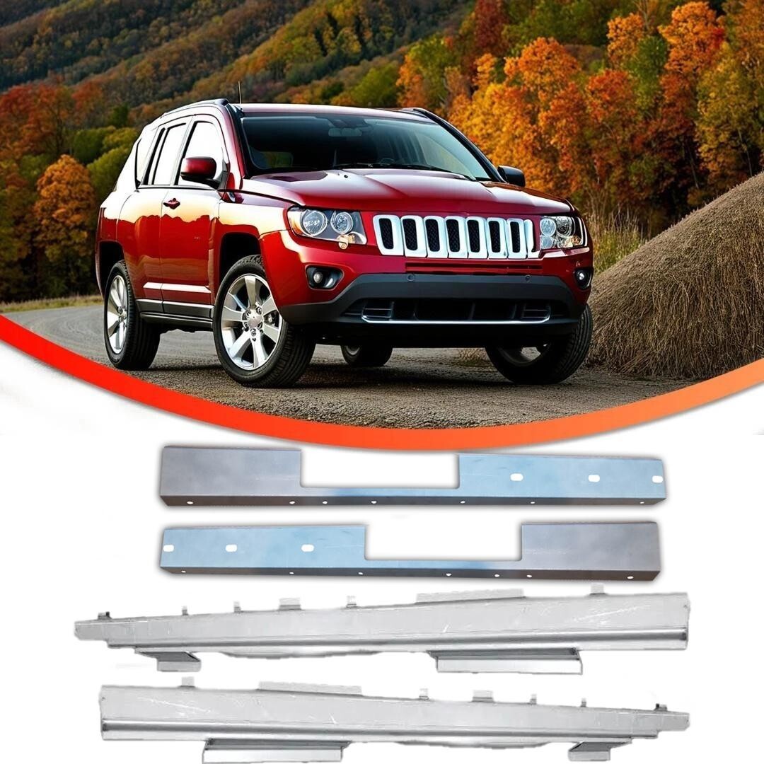 Inner & Outer Rocker Panels Fits 2007-2016 Jeep Compass 4Pc. Kit Inner & Outer Rocker Panels Fits 2007-2016 Jeep Compass 4Pc. Kit