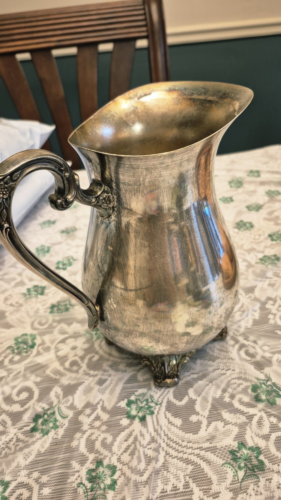 Vintage Wm. A Rogers Silverplate Pitcher