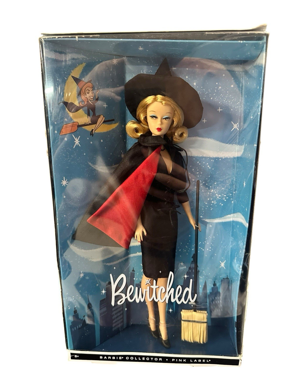 BEWITCHED BARBIE DOLL PINK LABEL - Samantha Collectors Ed Halloween Mattel V0439