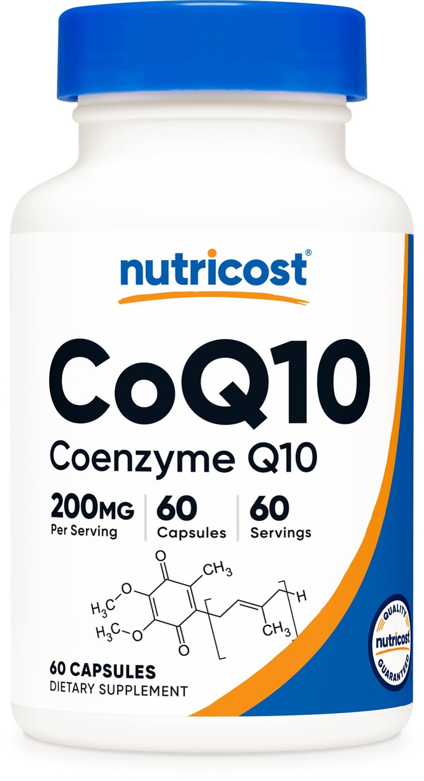 Nutricost CoQ10 200mg, 60 Vegetarian Capsules, 60 1 Count (Pack of 60), Red Nutricost CoQ10 200mg, 60 Vegetarian Capsules, 60 1 Count (Pack of 60), Red