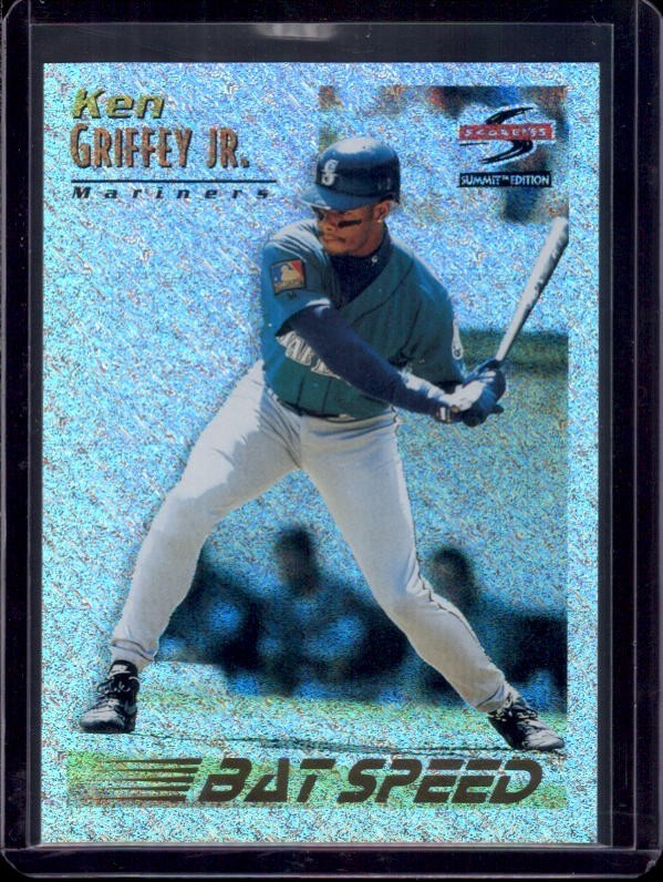 KEN GRIFFEY JR. 1995 Score Summit Bat Speed #174 Nth Degree Parallel KEN GRIFFEY JR. 1995 Score Summit Bat Speed #174 Nth Degree Parallel
