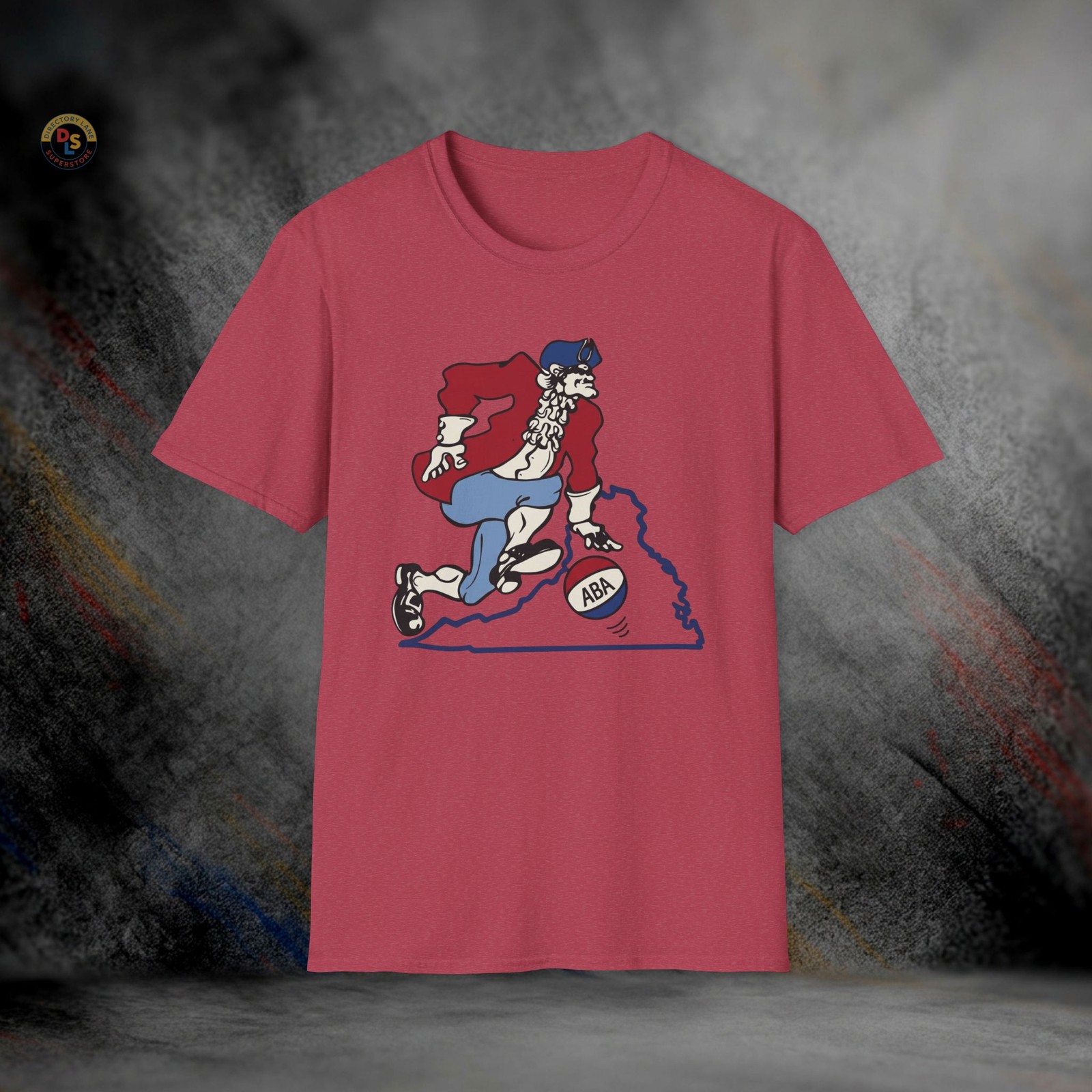 Virginia Squires Defunct Retro Basketball T-Shirt | Softstyle Tee