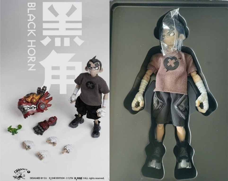 D_ONE STUDIO BLACK HORN 1/12 Action Figure Toys In Stock