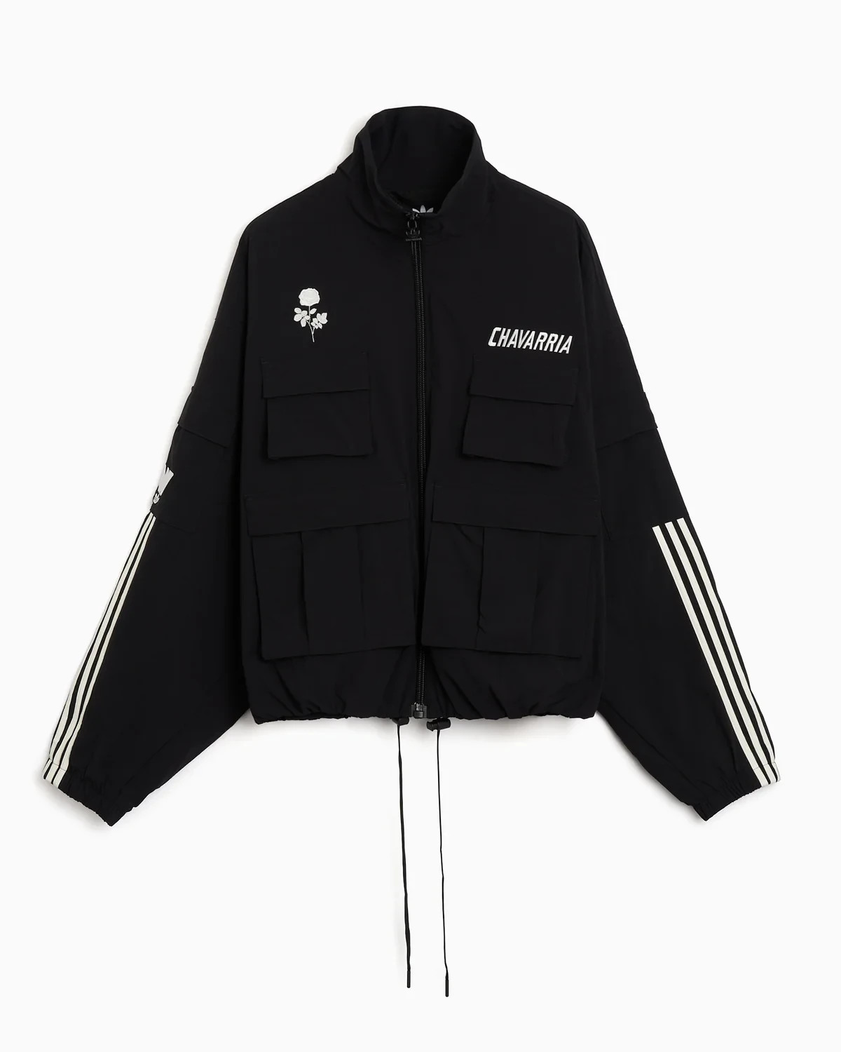 Willy Chavarria x Adidas Cargo Jacket Black Nylon LRG NWT KW1732 2 Available