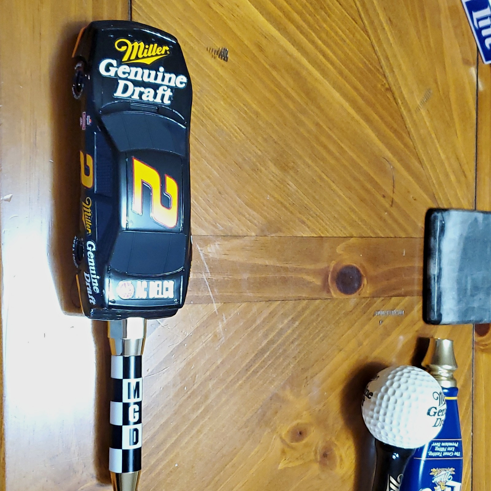 NOS MILLER GENUINE DRAFT MGD RUSTY WALLACE NOS MILLER GENUINE DRAFT MGD RUSTY WALLACE