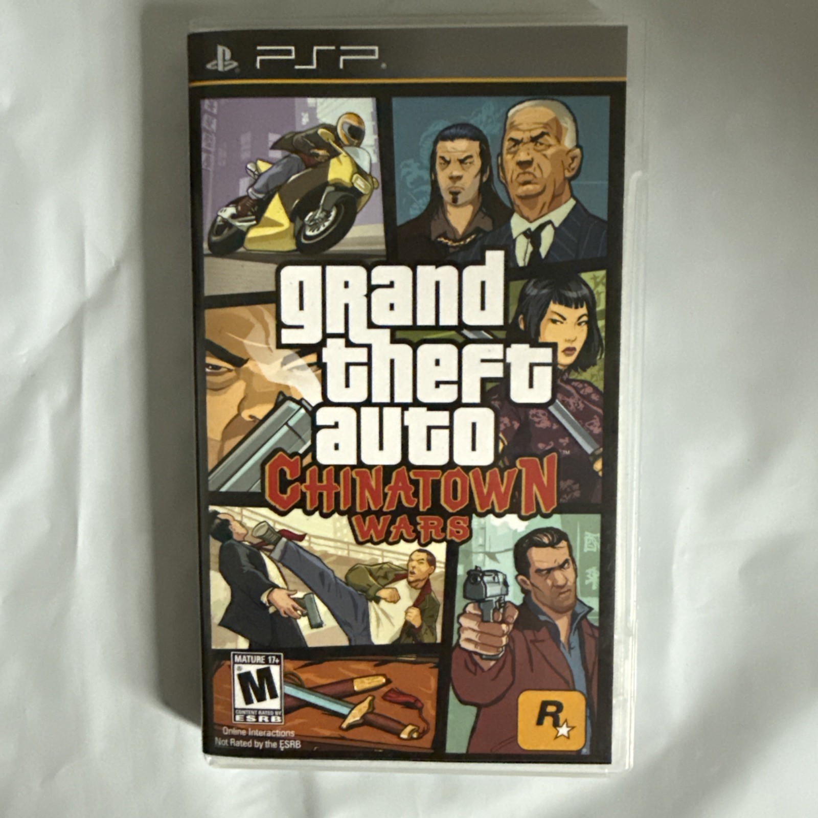 Rockstar Games Grand Theft Auto: Chinatown Wars PSP 2009 NTSC-U/C M.Manual/Poste
