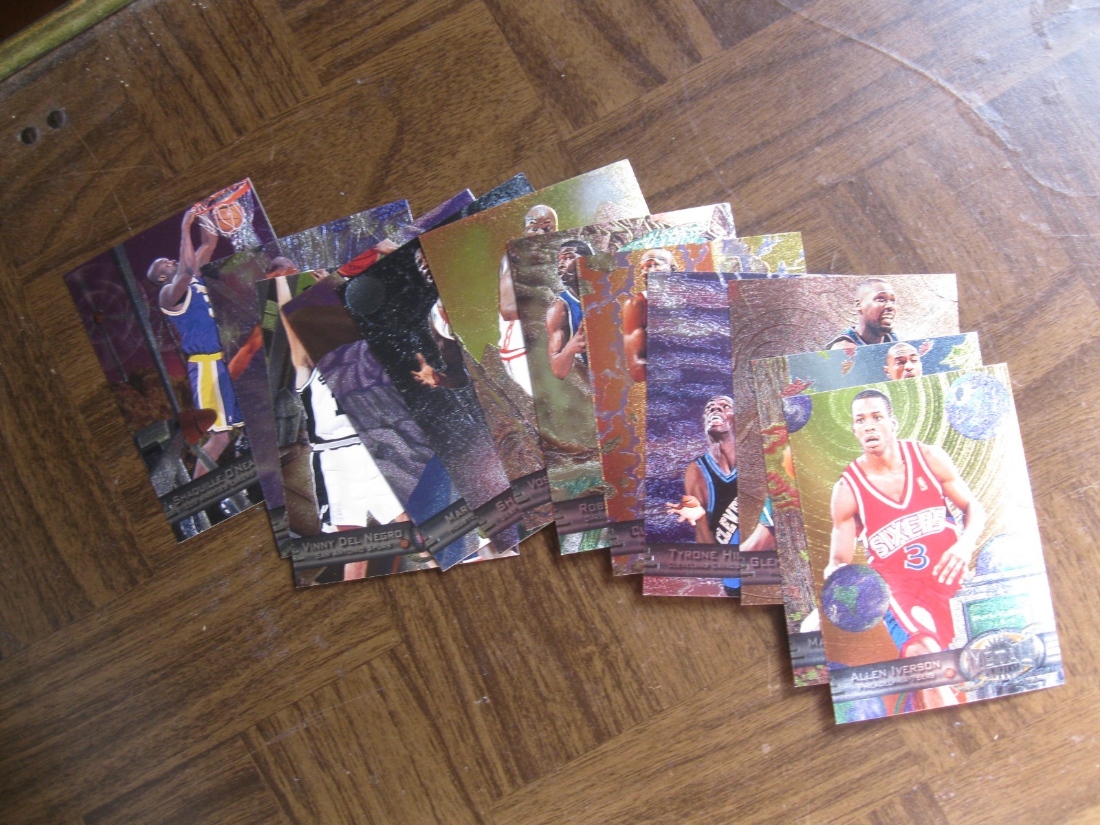 1997-98 Fleer Metal Universe REEBOK Complete Bronze Set of 15 Shaq Allen Iverson