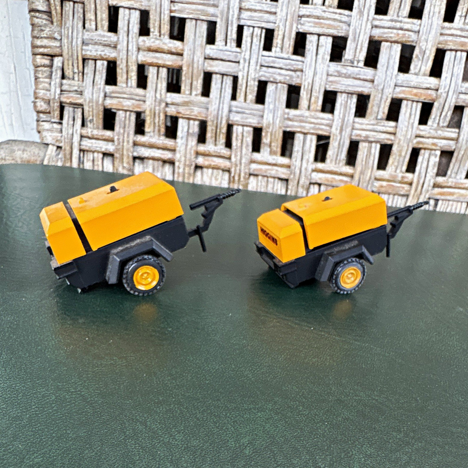 Towable Construction Compressor Lot by NZG Modelle W. Germany 1:50 scale Diecast Towable Construction Compressor Lot by NZG Modelle W. Germany 1:50 scale Diecast
