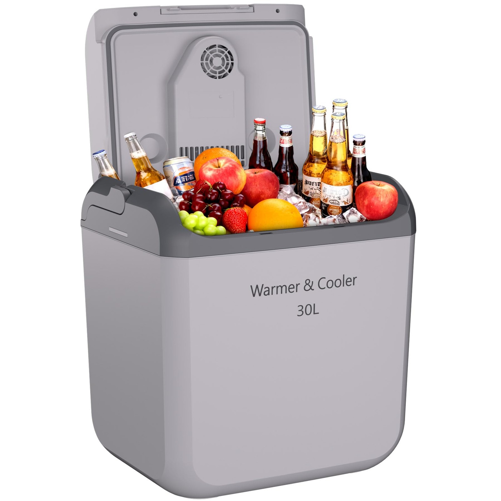 Electric Car Cooler Warmer 32QT (30L) Thermoelectric 12V/110V Refrigerator
