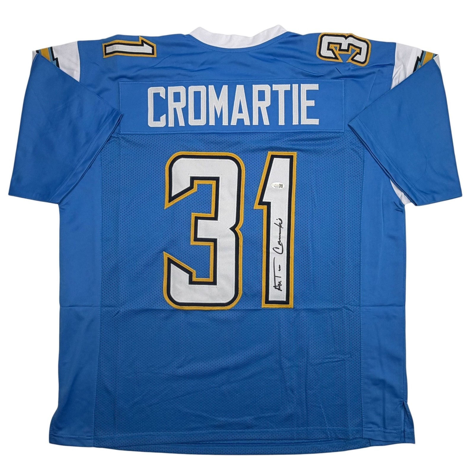 Autographed/Signed Antonio Cromartie San Diego Powder Blue Jersey JSA COA