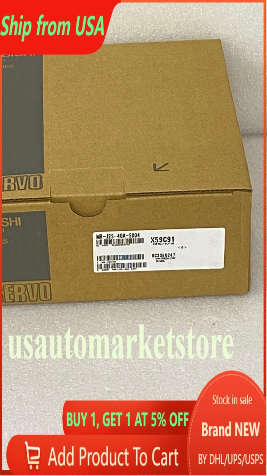 Ship Now MITSUBISHI SERVO Drive MR-J2S-40A-S004 NEW