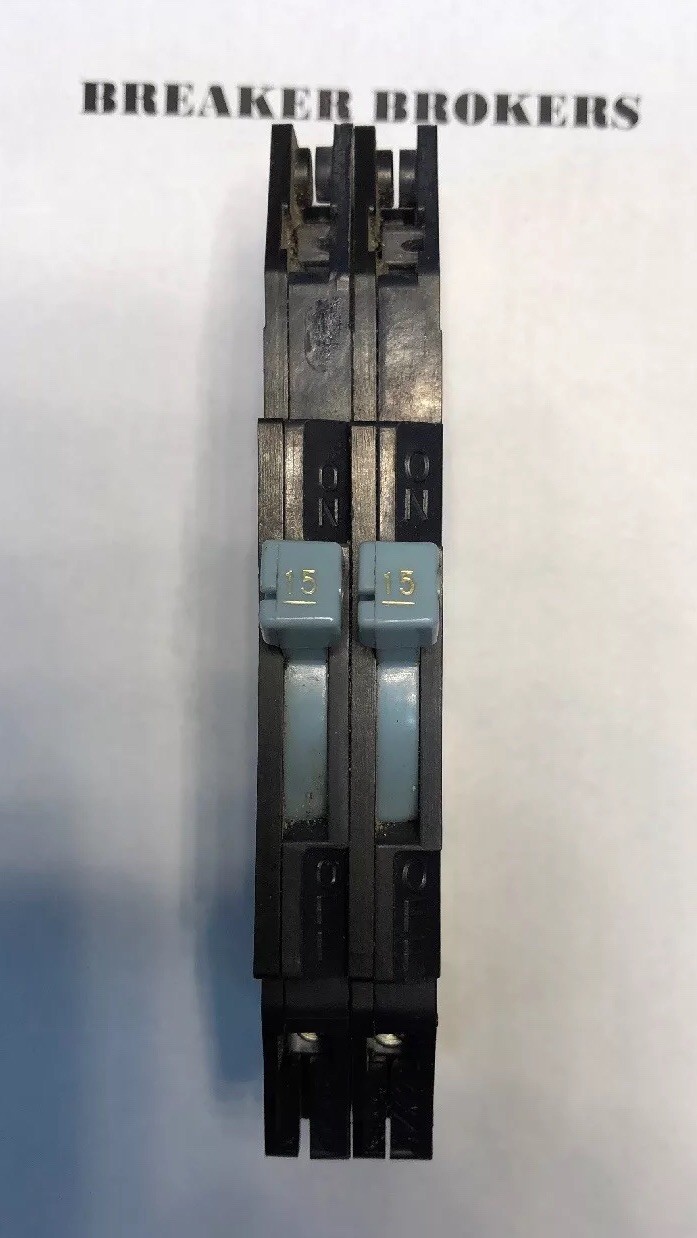 Zinsco Sylvania 15 Amp Breaker Two 1 Pole 120/240V RC38 1yr Warranty Ships Today