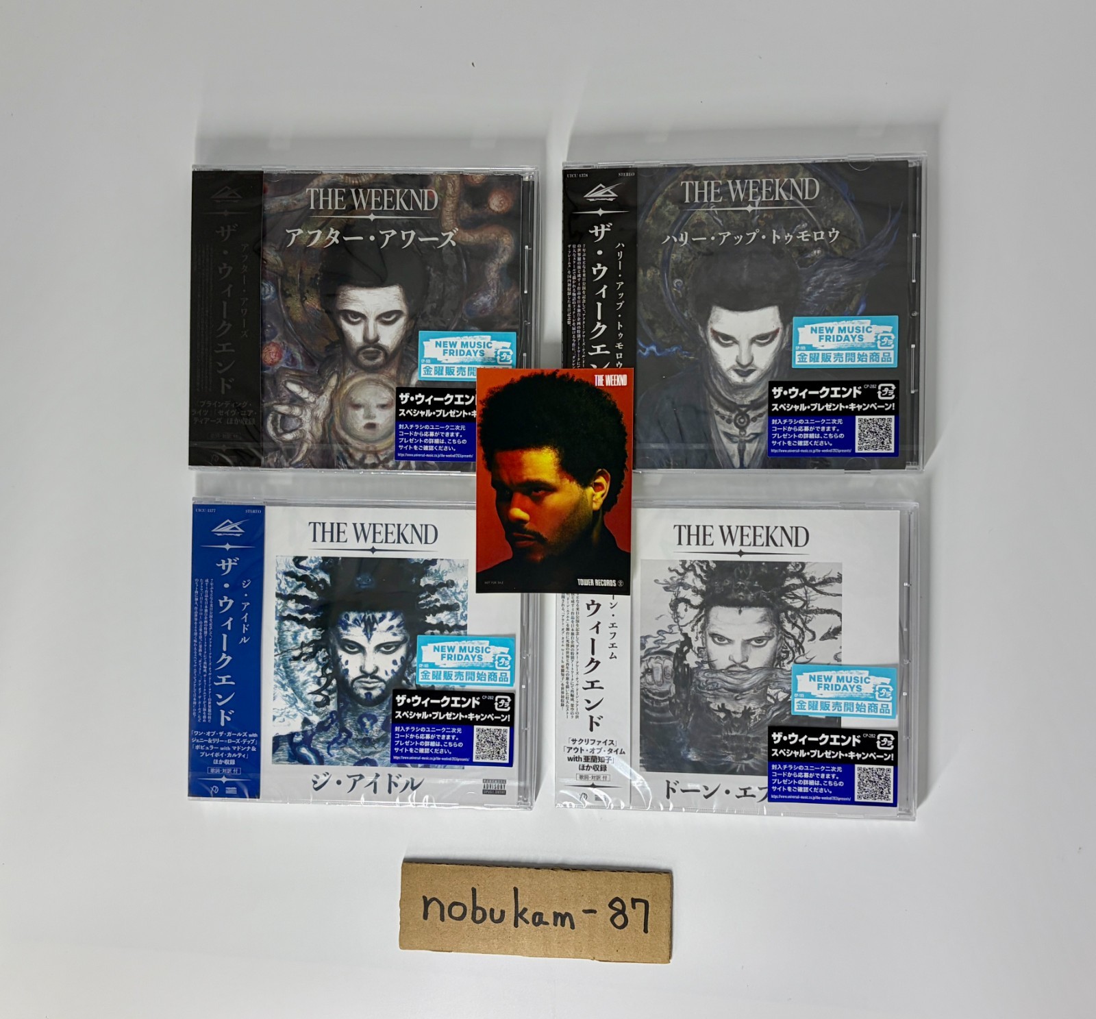The Weeknd After Hours Til Dawn Collection Japan 4 CD Set Bonus Tracks + Sticker