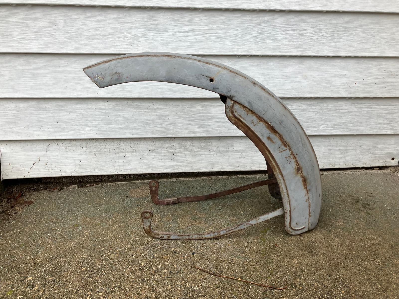 Vintage 1916 - 1920 Harley Davidson model F JD front fender mudguard